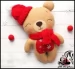 آموزش تصویری ساخت عروسک خرس سال نو