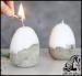 شمع سازی آموزش ساخت شمع تخم مرغی