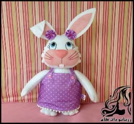آموزش ساخت عروسک خرگوش نمدی همراه با الگو