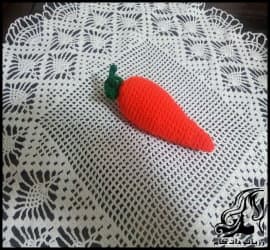 بافتنی و آموزش بافت سبزیجات هویج